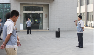 彩晶事业部起劲响应招呼，，，召开全事业部“清静活动月”发动大会